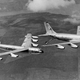 A Boeing KC-135A Stratotanker refuels a Boeing B-52D Stratofortress (US Air Force)